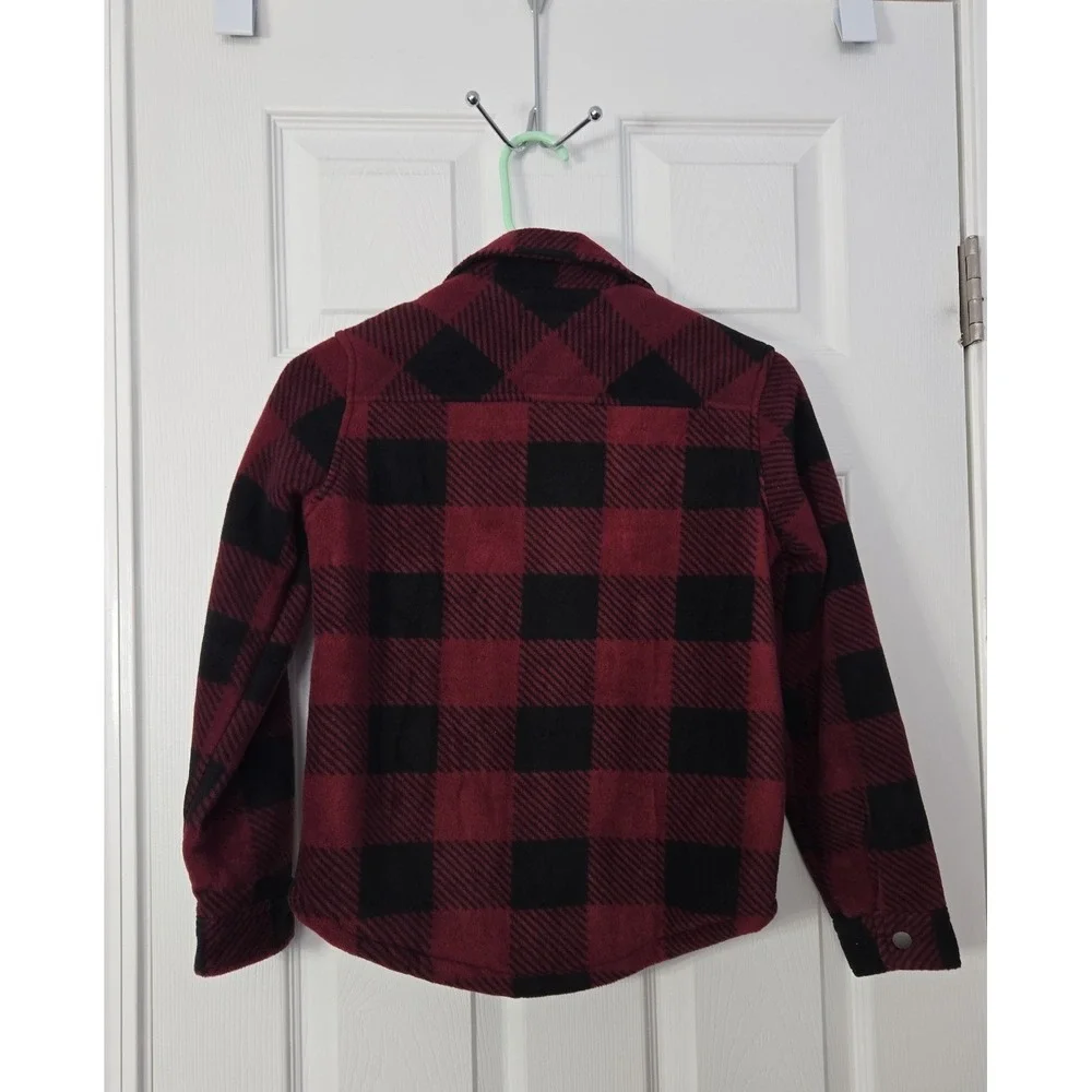 Weatherproof Boys Fleece & Sharpa Jacket Size 8 Has Snap‎ Closure.